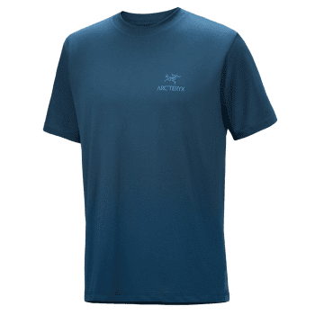 T-shirt a manches courtes Arcteryx Kragg SL Cotton Bird Word SS Men Nightscape / Lt Night