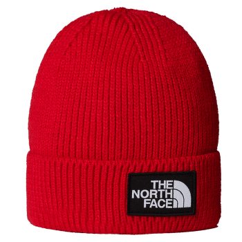 Casquettes The North Face TNF LOGO BOX CUFFED BEANIE TNF RED