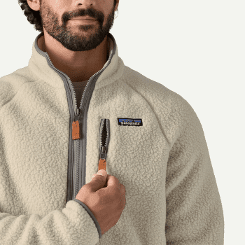 Sweat-shirt Patagonia Retro Pile Jacket Men Pelican w/Smolder Blue