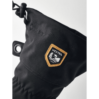 Gants Hestra Army Leather Gore-tex - 5 finger Svart/Svart