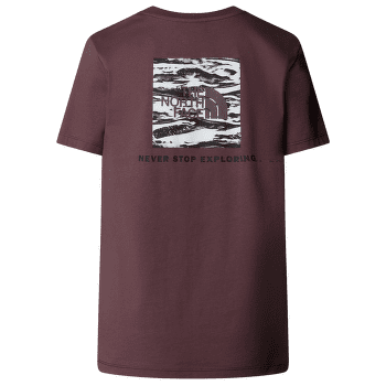 T-shirt a manches courtes The North Face BOX NSE EDGE OF LIGHT INFILL RELAXED S Women ES9 TAWNY QUARTZ/TNF BLACK EDGE OF LIGHT PRINT