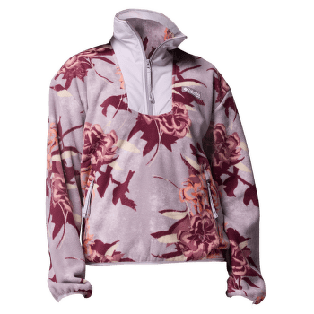 Sweat-shirt Columbia Sequoia Grove Printed Half Zip Women Shale Purple Blossoming 554