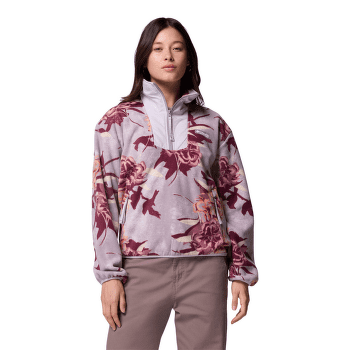 Sweat-shirt Columbia Sequoia Grove Printed Half Zip Women Shale Purple Blossoming 554