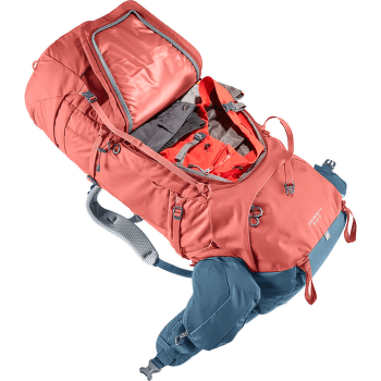 Sac a dos deuter Aircontact X 80+15 SL redwood-ink