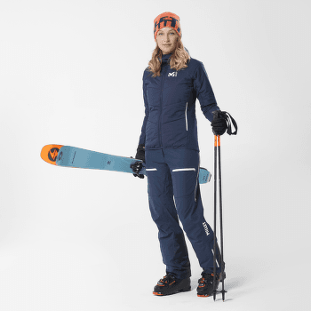 Veste Millet White Primaloft Hoodie Women CORONET BLUE/FOGGY DEW