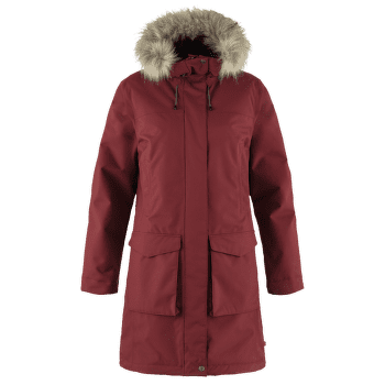 Veste longue Fjällräven Nuuk Lite Parka Women Bordeaux Red