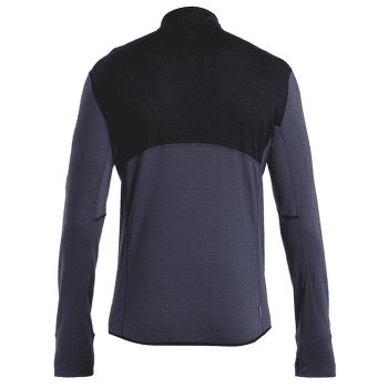Sweat-shirt Icebreaker Merino 200 Realfleece™ Descender LS Half Zip Men BLACK/GRAPHITE/CB