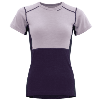 T-shirt a manches courtes Devold Lauparen Merino 190 T-Shirt Women 167B ORCHID/LILAC/INK