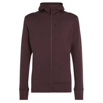 Sweat-shirt Icebreaker Merino 260 Quantum IV LS Zip Hoodie Men BITTERSWEET