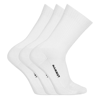 Chaussettes Mammut Everyday Crew Socks 3 Pack white-black