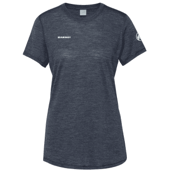 T-shirt a manches courtes Mammut Tree Wool FL T-Shirt Women marine melange 5784