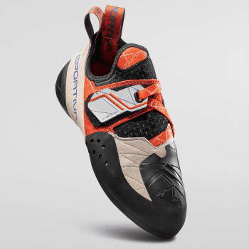 Chaussons d'escalade La Sportiva Solution Women White/Lily Orange_W00O03