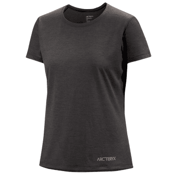 T-shirt a manches courtes Arcteryx Taema Arc´Bird Crew SS Women Black Heather