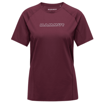 T-shirt a manches courtes Mammut Selun FL T-Shirt Women Logo 3800 vin