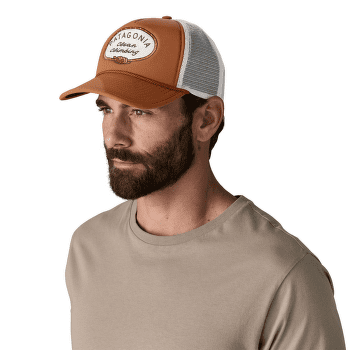 Casquette de baseball Patagonia Broadcaster Hat Strata Text: Black
