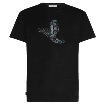 T-shirt a manches courtes Icebreaker Merino 150 Tech Lite SS Tee Skiing Yeti Men BLACK