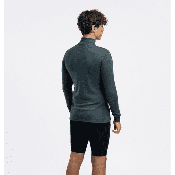 T-shirt a manches longues Aclima WarmWool Mock Neck Shirt Men Green Gables