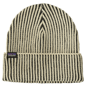 Casquettes Patagonia Fishermans Rolled Beanie Contrast Stripe: Black