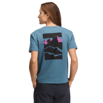T-shirt a manches courtes Black Diamond Mountainscape SS Tee Women Creek Blue
