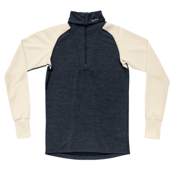 Pull Devold Expedition Merino Silk Zip  Men 284C INK/OFFWHITE