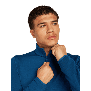 Sweat-shirt Icebreaker Merino 400 RealFleece™ Descender LS Zip Men ATLANTIS