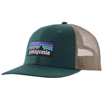 Casquette de baseball Patagonia P-6 Logo Trucker Hat Cascade Green