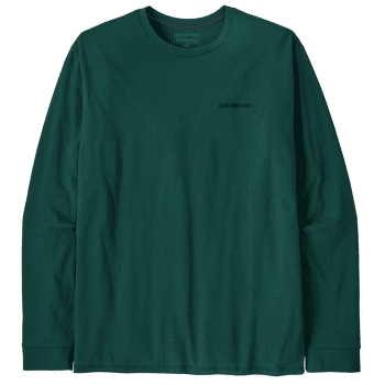 T-shirt a manches longues Patagonia Long-Sleeved P-6 Logo Responsibili-Tee Men Cascade Green