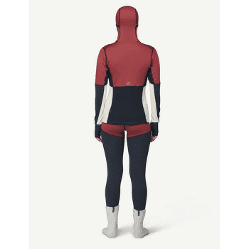 T-shirt a manches longues Devold Expedition Arctic Pro Hoodie Women 753A  MARSALA