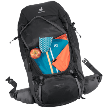 Sac a dos deuter Futura Air Trek 60 + 10 black-graphite