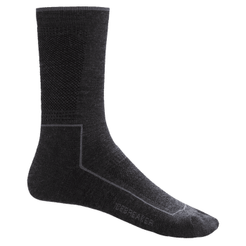Chaussettes Icebreaker Lifestyle Cool Lite Light 3Q Crew Men Jet HTHR/Monsoon
