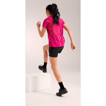 T-shirt a manches courtes Arcteryx Taema Arc´Bird Crew SS Women Black Heather