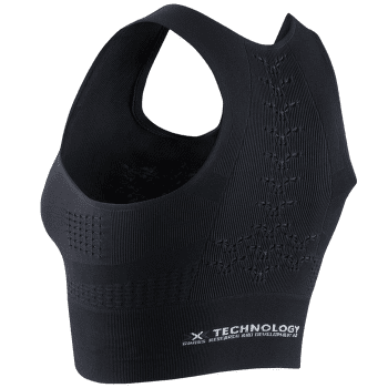 Brassiere X-Bionic ENERGIZER 4.0 FITNESS CROP TOP Women Black/White