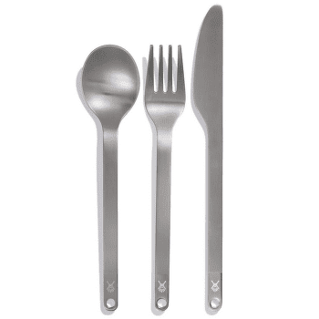 Ensemble Hydro Flask FLATWARE SET STAINLESS / POUCH RAIN 001 Black