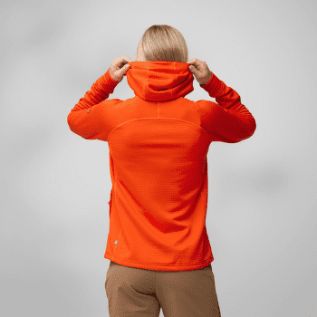 Sweat-shirt Fjällräven Abisko Grid Fleece Hoodie Women Breeze Blue