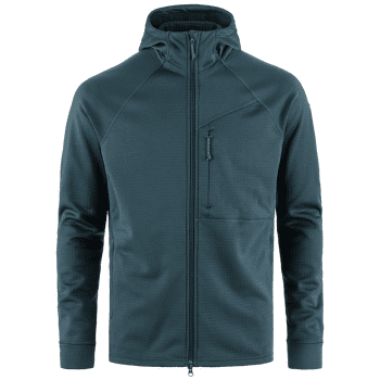 Sweat-shirt Fjällräven Abisko Grid Fleece Hoodie Men Mountain Blue