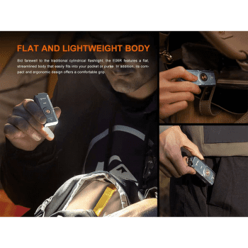 Lampe de poche Fenix Rechargeable Flashlight E06R Grey