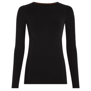 T-shirt a manches longues Icebreaker Merino 260 ZoneKnit™ Seamless LS Crewe Women BLACK