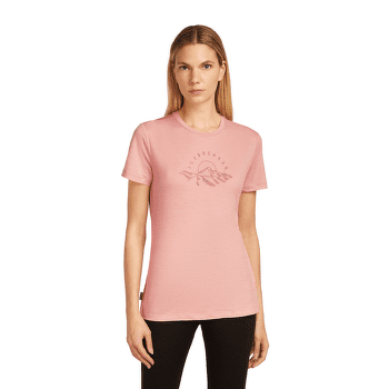 T-shirt a manches courtes Icebreaker Merino 150 Tech Lite SS Tee Sunrise Summit Women BLUSH