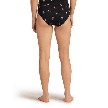 Culottes Icebreaker Merino 150 Siren Hipkini Snow Day Women BLACK/ACID PINK/AOP
