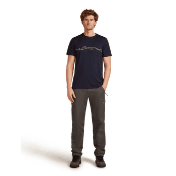 T-shirt a manches courtes Icebreaker Merino 150 Tech Lite SS Tee Mountain Pulse Men Midnight Navy