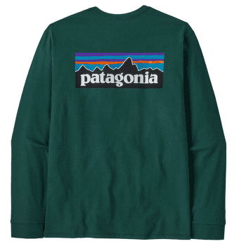 T-shirt a manches longues Patagonia Long-Sleeved P-6 Logo Responsibili-Tee Men Cascade Green
