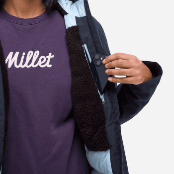 Veste longue Millet CHAMONIX WARM PARKA WOMEN NAVY