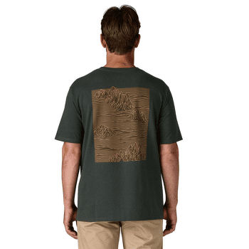 T-shirt a manches courtes Patagonia Strataspire Responsibili-Tee Men Old Growth Green