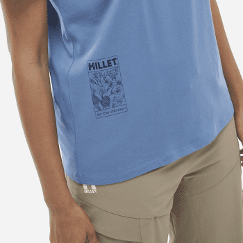 T-shirt a manches courtes Millet CHAMONIX FLOWER T-SHIRT SS WOMEN BOTTLE