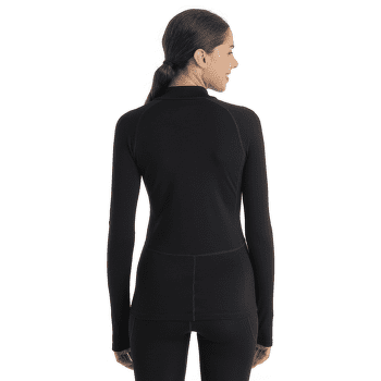 Pull Icebreaker 300 MerinoFine™ Polar LS Half Zip Women Black