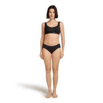 Brassiere Icebreaker Merino Queens Clasp Bra Women BLACK