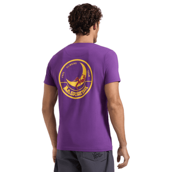 T-shirt a manches courtes La Sportiva Climbing on the Moon T-Shirt Men Nero/Giallo