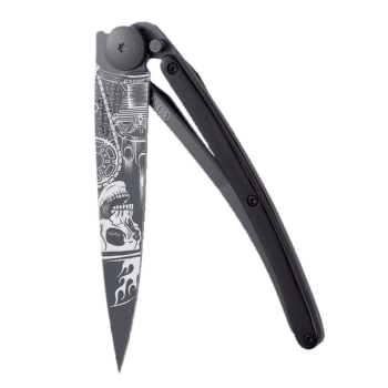 Couteau Deejo Tattoo Black Ride or Die – Ebony wood