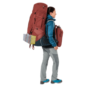 Sac a dos deuter Aircontact X 80+15 SL redwood-ink