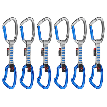 Ensemble Expreska Mammut Crag Keylock Indicator 6-Pack Quickdraws silver-ultramarine
